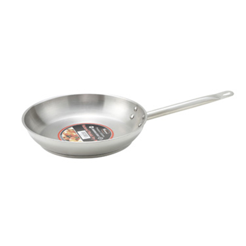 Winco SSFP-9 Stainless Steel Induction Ready Fry Pan, 9-1/2"