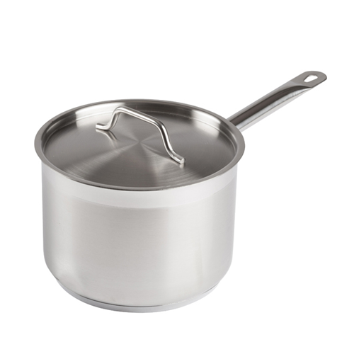 Winco SSSP-4 Stainless Steel Sauce Pan, 4-1/2 Quart