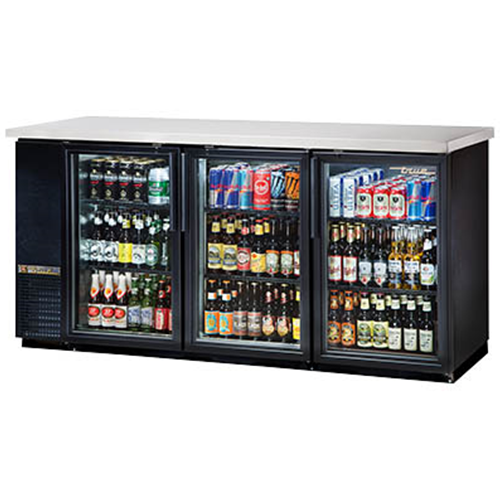 True TBB-24-72G-HC-LD Shallow Depth Back Bar Cooler