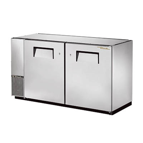 True TBB-24GAL-60-S-HC 59-7/8"L Shallow Depth Stainless Steel Back Bar Cooler