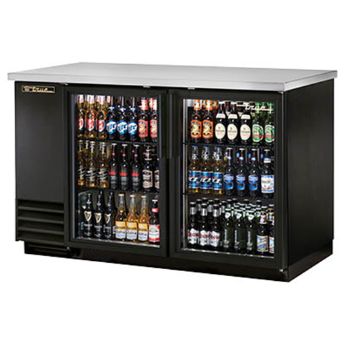 True TBB-2G-HC-LD 58-7/8"L Back Bar Cooler