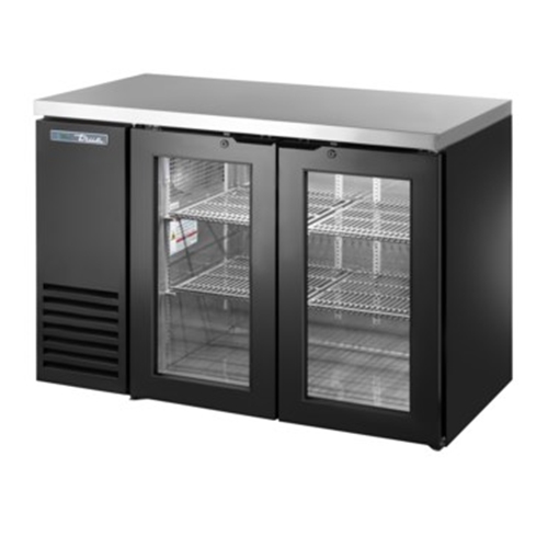 True TBB24-48-2G-Z1-SFT-B-1 Shallow Depth Back Bar Cooler
