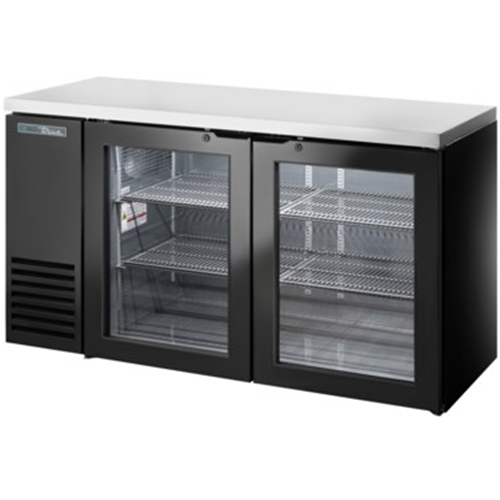 True TBB24-60-2G-Z1-SFT-B-1 Shallow Depth Back Bar Cooler