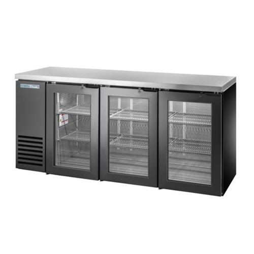 True TBB24-72-3G-Z1-SFT-B-1 Shallow Depth Back Bar Cooler