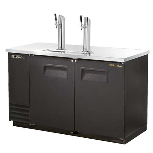 True TDD-2-HC Draft Beer Cooler, (2) keg capacity