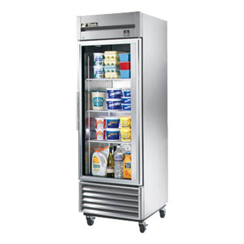 True TS-23G-HC~FGD01 Glass Door Stainless Steel Reach-In Refrigerator