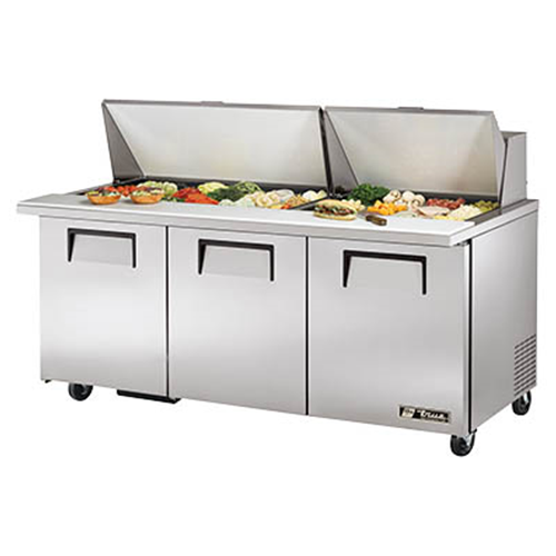 True TSSU-72-30M-B-ST-HC Mega Top Sandwich/Salad