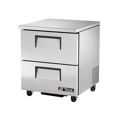 True TUC-27F-D-2-HC Undercounter Freezer w/ 2 Drawers