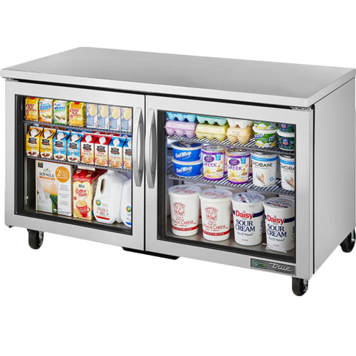 True TUC-60G-HC~FGD01  Glass Door Undercounter Refrigerator