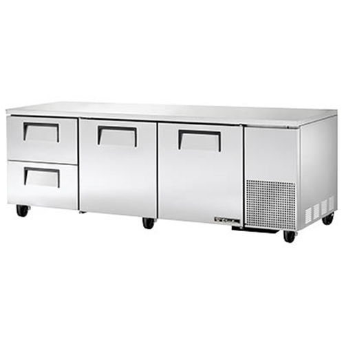 True TUC-93D-2-HC  Deep Undercounter Refrigerator w/ 2 Drawers