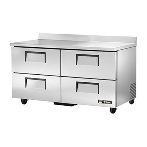 True TWT-60D-4-HC Worktop Refrigerator w/ 4 Drawers